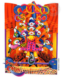 Clowns Card - D Clowns Card - D