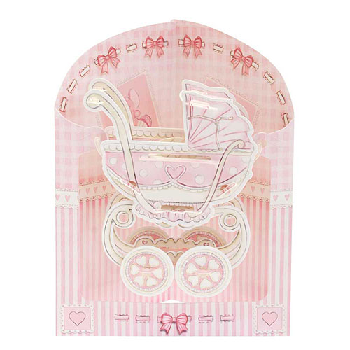 Baby Girl Card - Click Image to Close