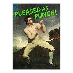 Pleased A Punch! Card