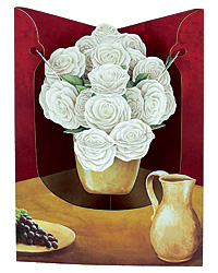 Vase of Roses Card