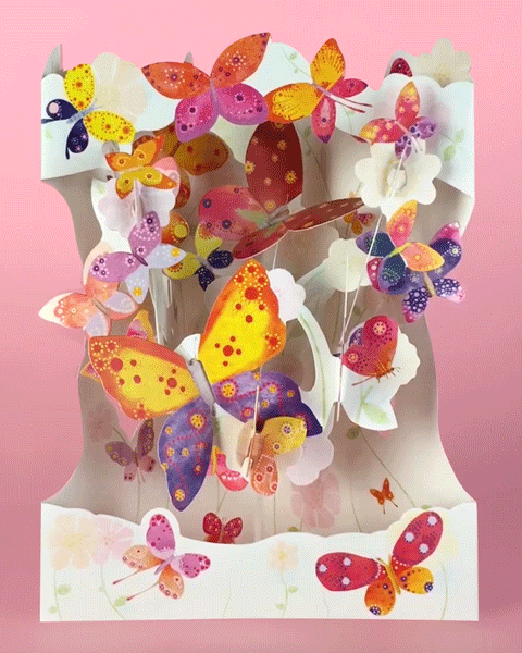 Butterfly Cloud Card