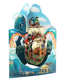 Pirate Ship Card