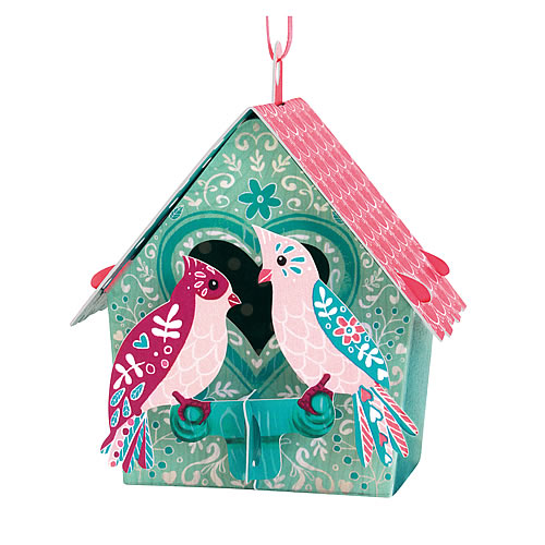 Bird House Card (Love Birds) - Click Image to Close