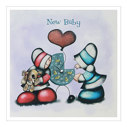 New Baby Card (Pram) - Click Image to Close