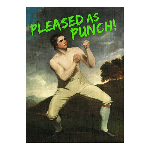 Pleased A Punch! Card - Click Image to Close