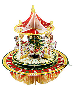 Christmas Carousel Card