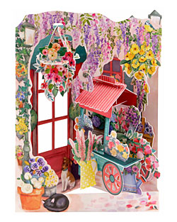 Florist and Flower Cart Card